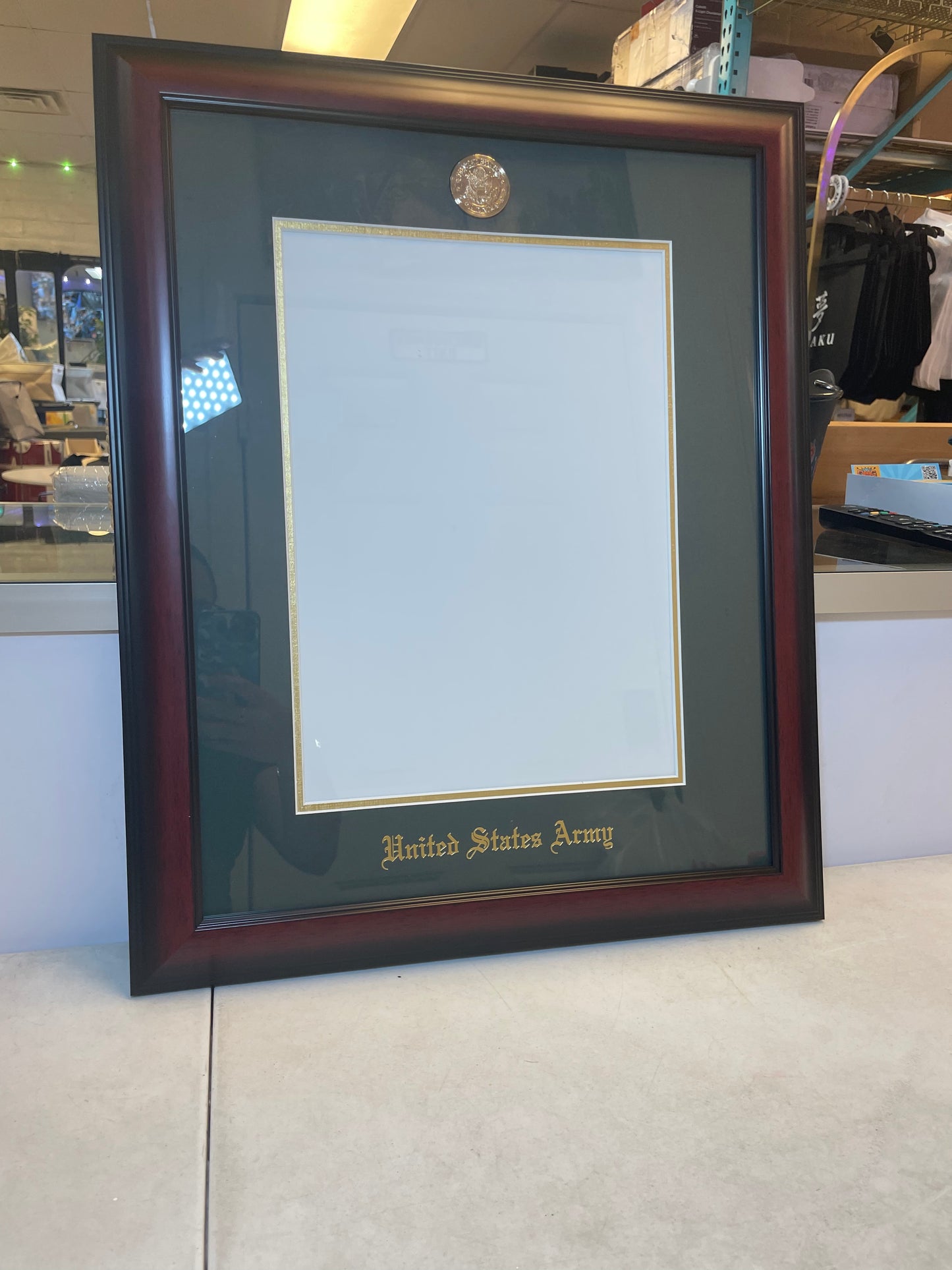 Campus Images ARCLG001 Army Certificate Legacy Frame with Gold Medallion, 10" x 14"