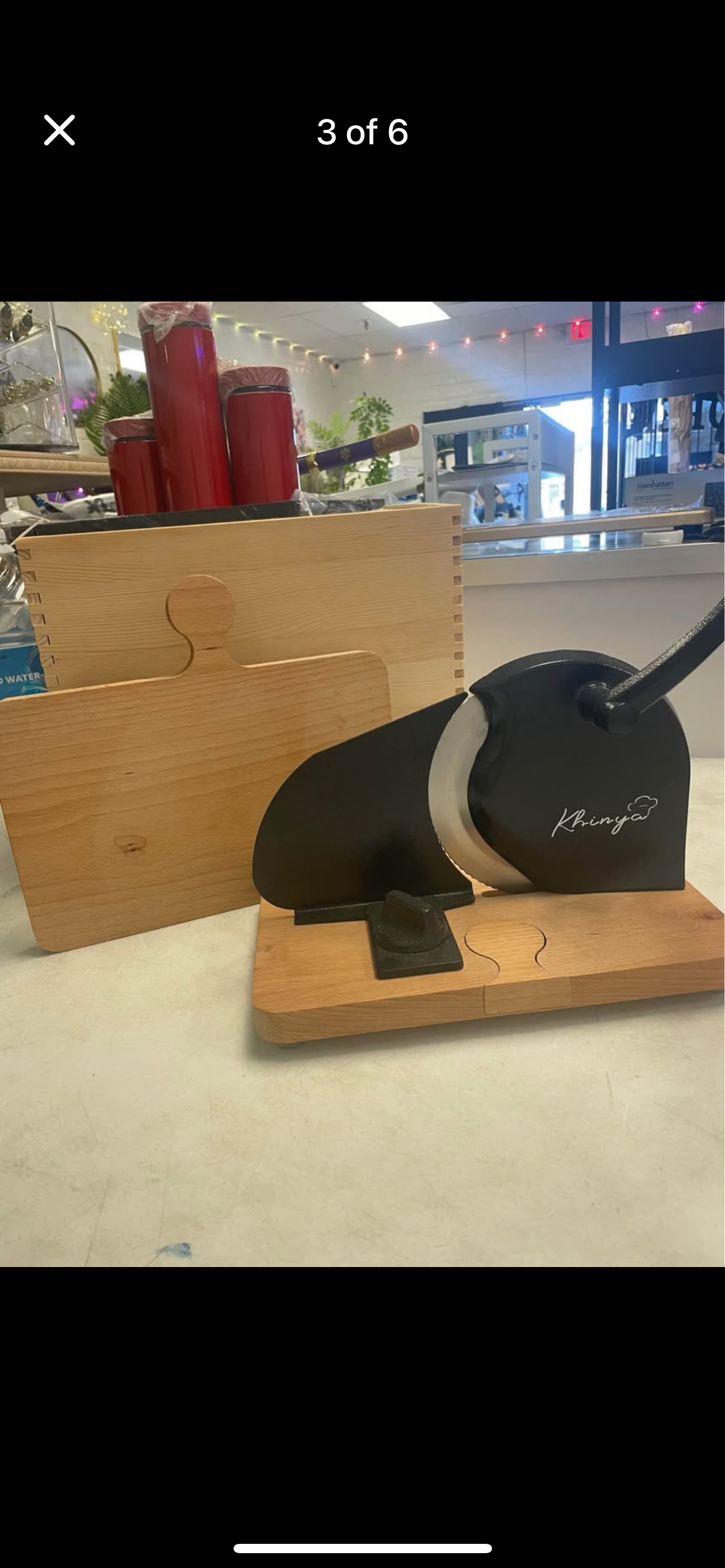 KHINYA Manual Bread Slicer - Convenient Homemade Bread Cutter, Extra Splice Bread Board Included (Black)