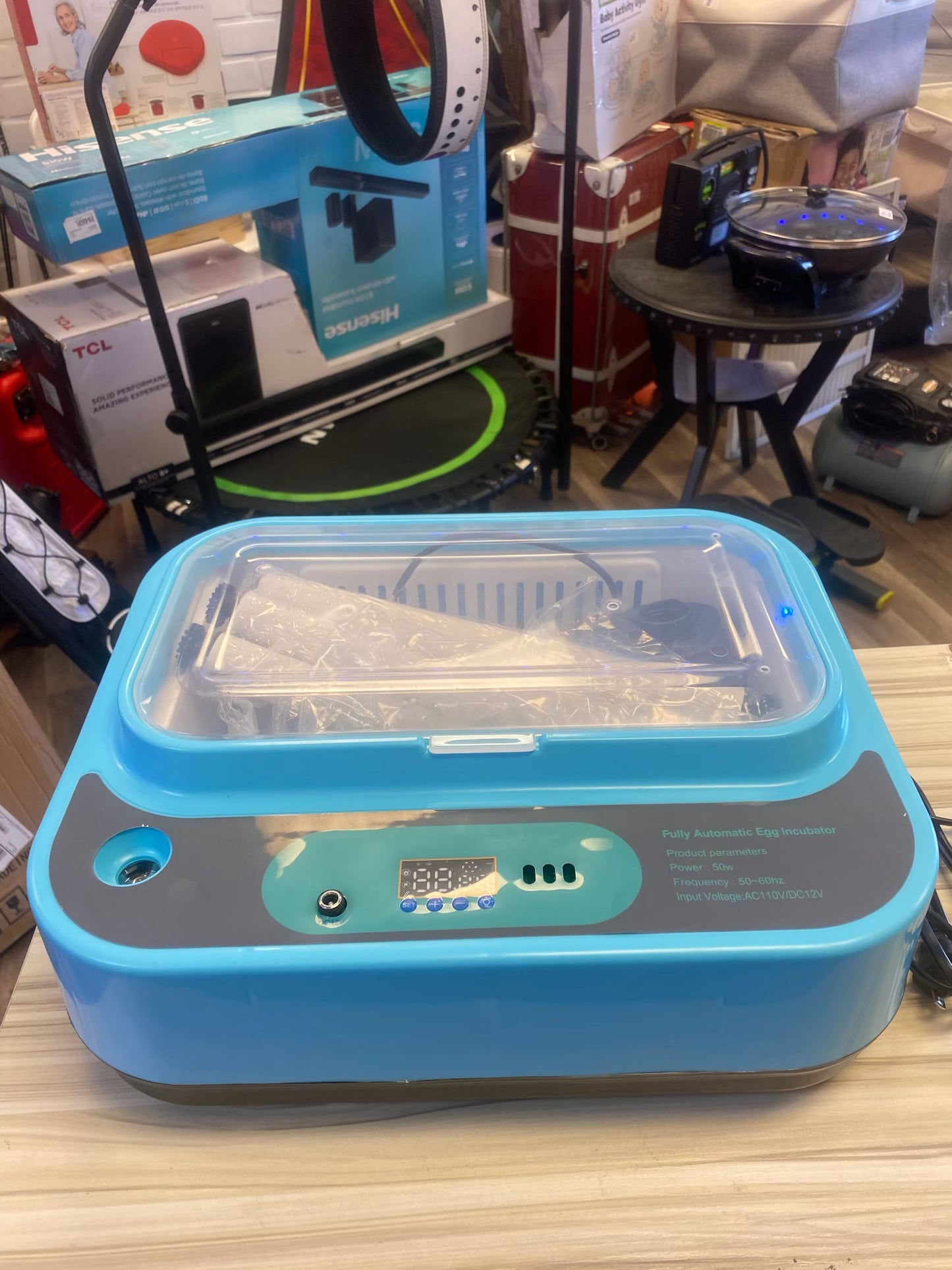 Incubators for Hatching Eggs, Egg Incubator with Automatic Egg Turning, Temperature Control, and Egg Candler, Incubators for Hatching Chicken, Duck and Quail Eggs -15 Eggs