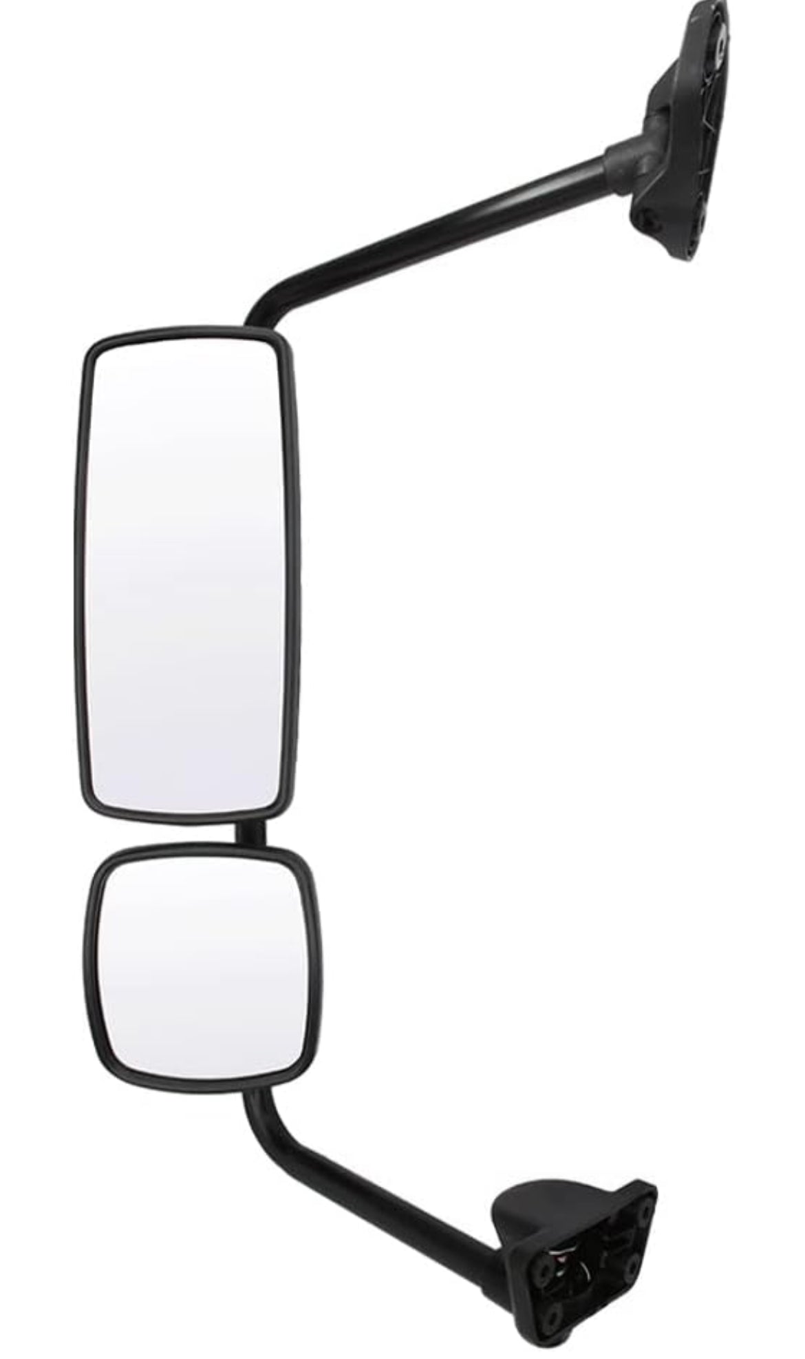 Chrome Door Mirror Assembly with Arm Fit 2004-2016 for Freightliner M2 100 106 Trucks, Left/Driver Side