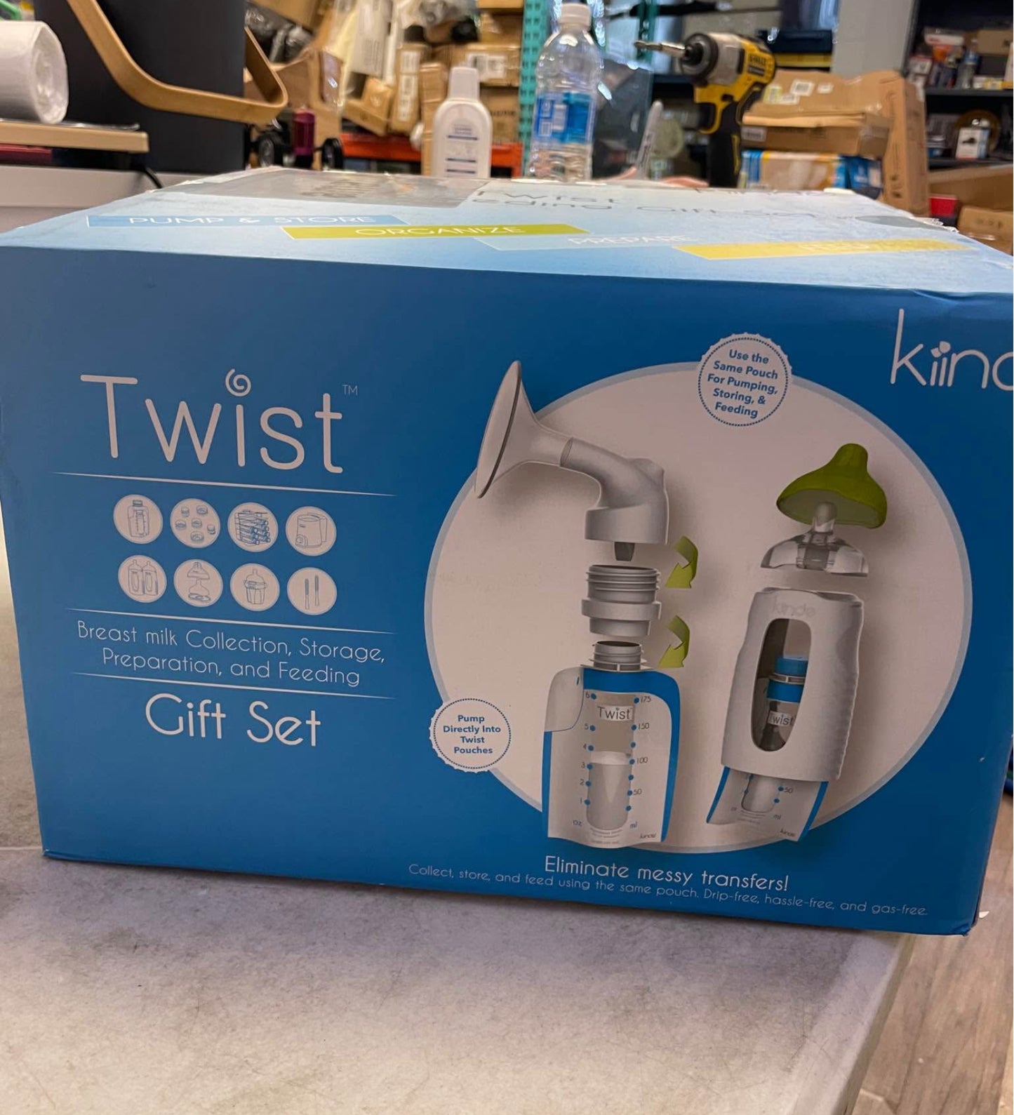 Twist universal direct-pump feeding system and warmers Gift set
