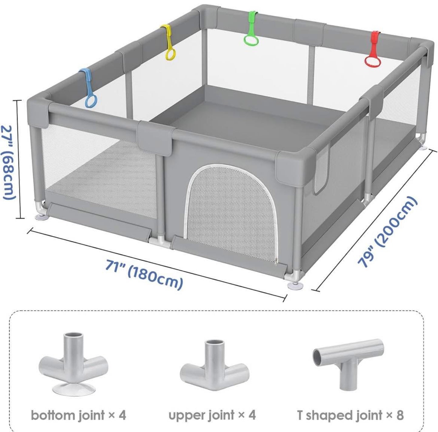 79" ×71" Extra Large Playpen