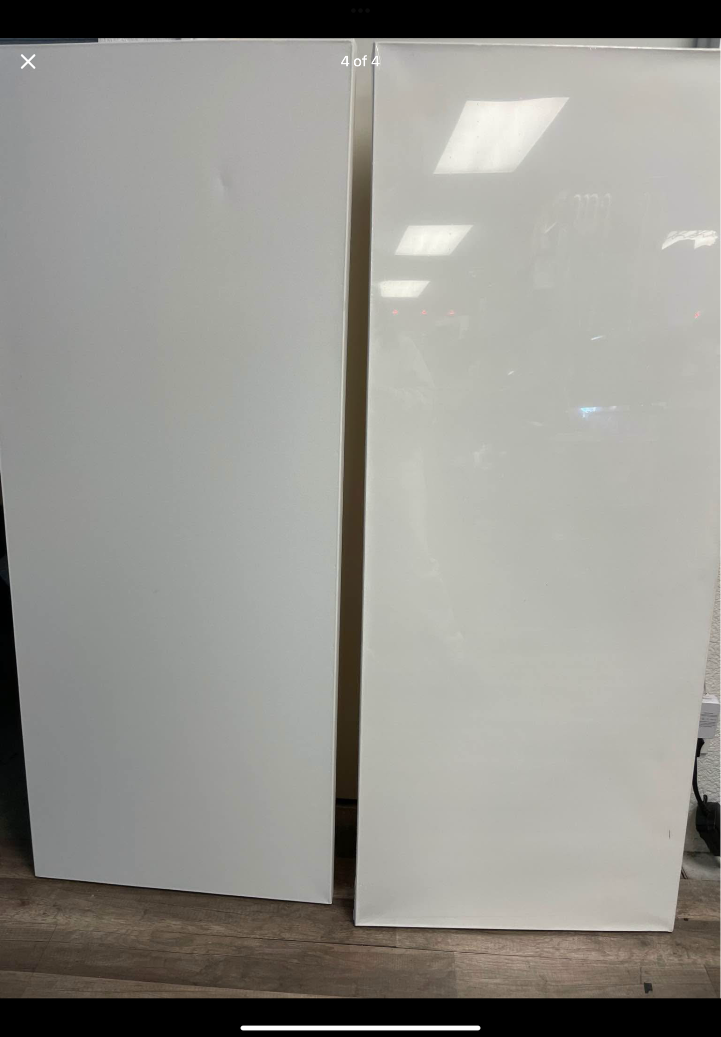 U.S. Art Supply X-Large Stretched Canvas for Painting 24x60 inch Gallery Depth 1-1/2" Thick, 2-Pack - 12oz Acrylic Gesso Triple Primed, Professional Artist Quality, 100% Cotton - Oil, Pouring Paint