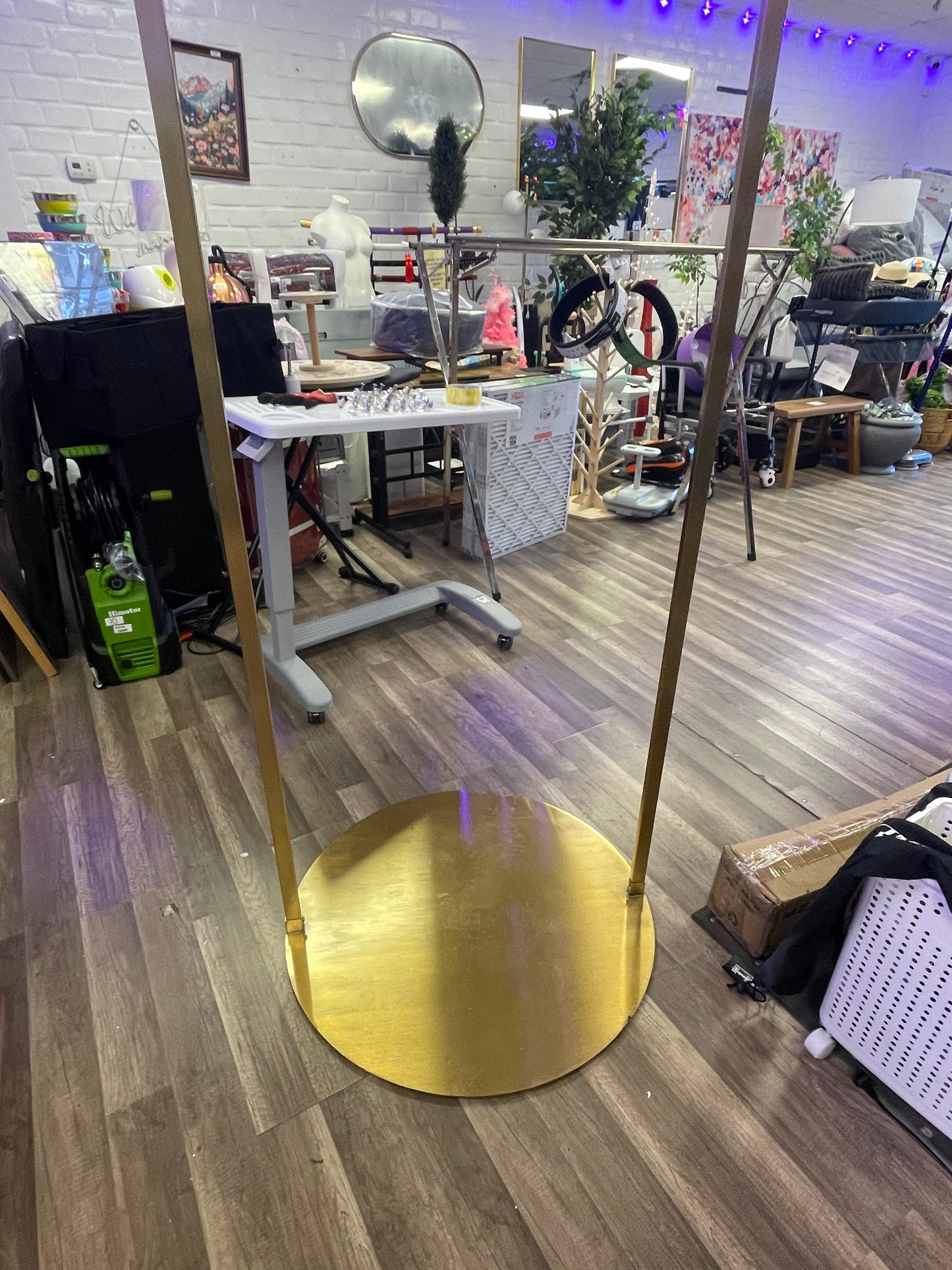 Clothing rack stand