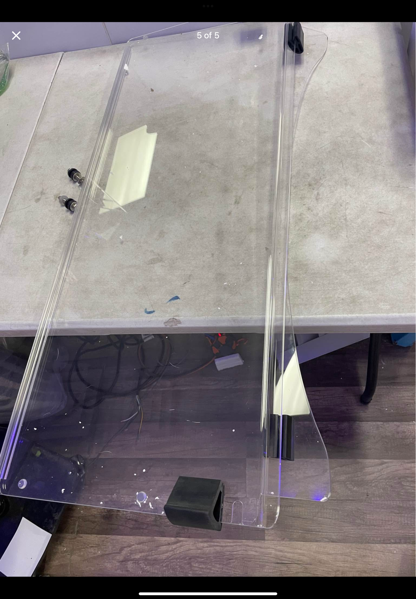 Club Car Precedent Windshield for Golf Cart Windshield Replacement,Foldable Clear Acrylic panel material firmly match Club Car Precedent 2004 and Up Models