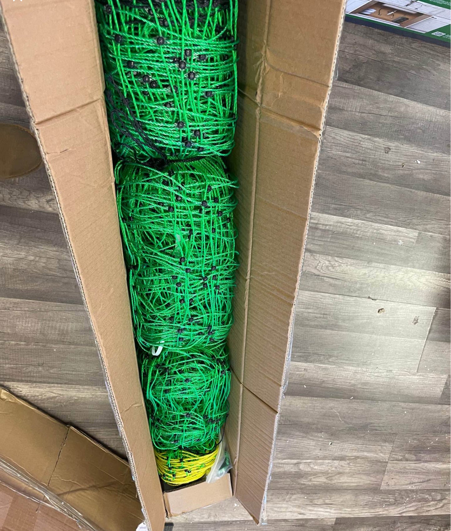 Electric Fence Netting Livestock Fencing for Goat with 14 Posts Double Spiked, Portable Mesh for Sheep, Deer, Hogs, Dogs in Backyards, Farms and Ranches, 49.6" H x 164' L, Green