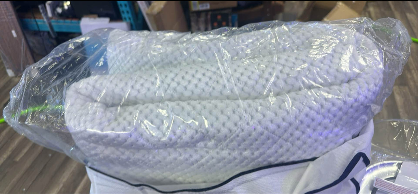 Water Heated Mattress Pad,None Elctric Wire Bed Warmer Coral Fleece Mattress Cover Quilted Soft Water Filled Mattress with Automatic Constant Timer and Remote Control Queen Size