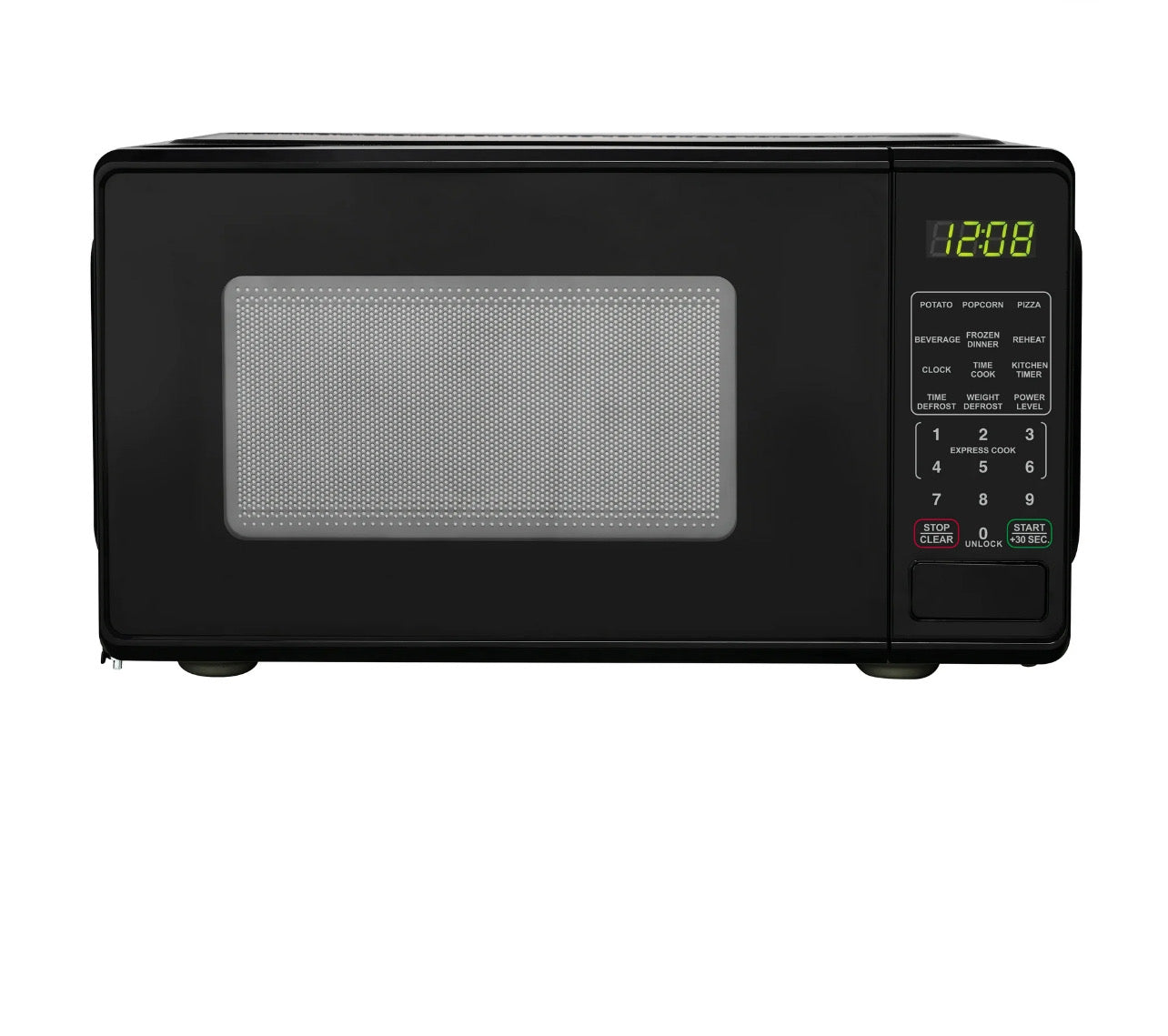 Mainstays Horno Microondas de Encimera de 0,7 Cu ft, 700 Vatios, Negro