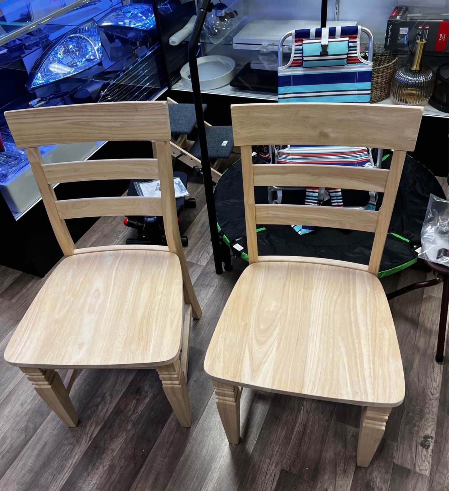 Unfinished Wood Dining Chair (Set of 2)