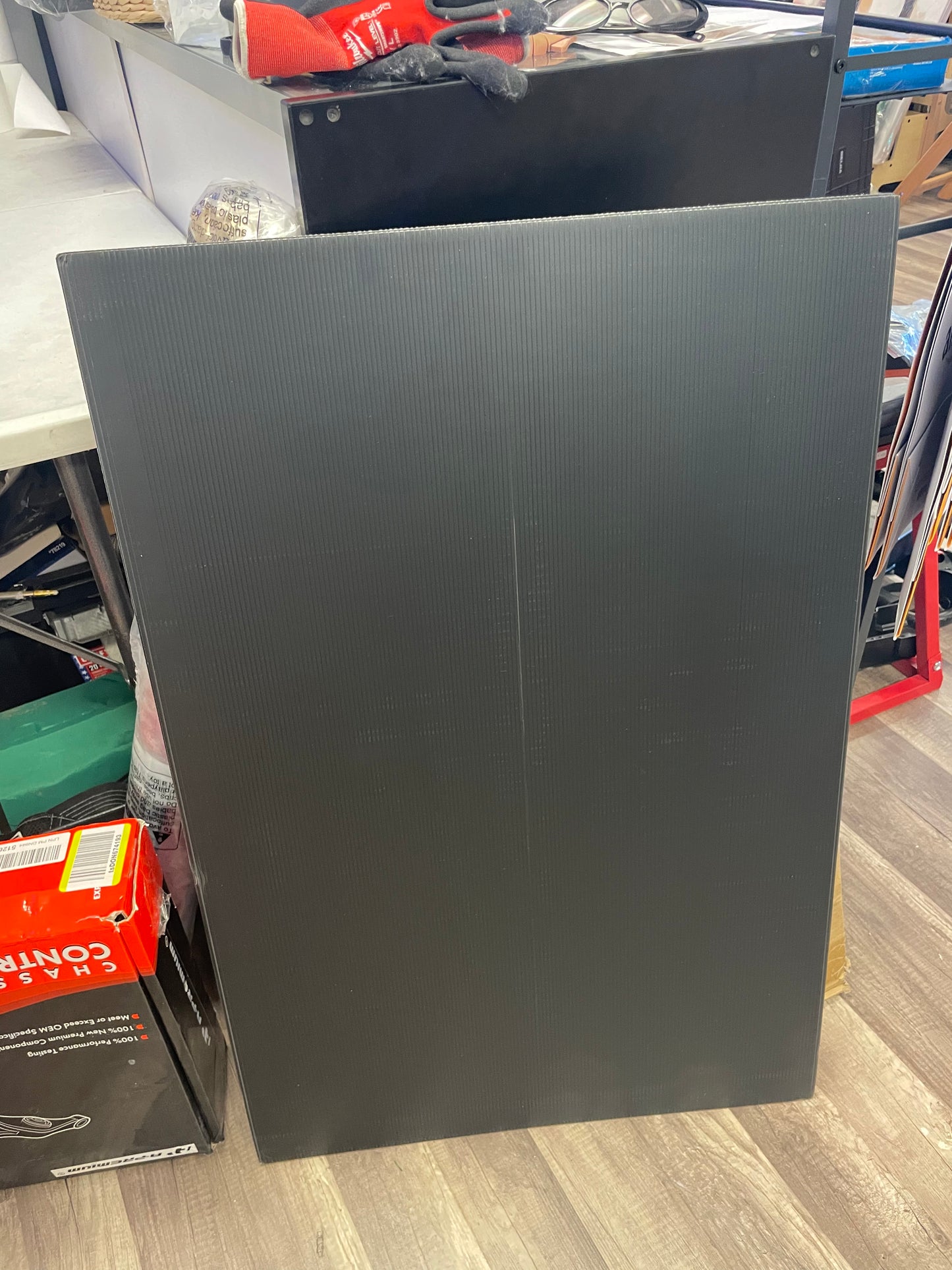 2 Pack Corrugated Plastic Board for Indoor and Outdoor Use, 4 Mm Thick Poster Board, 24x36 Inches, Black Plastic Sheets, Waterproof Coroplast Sheets and Blank Yard Signs
