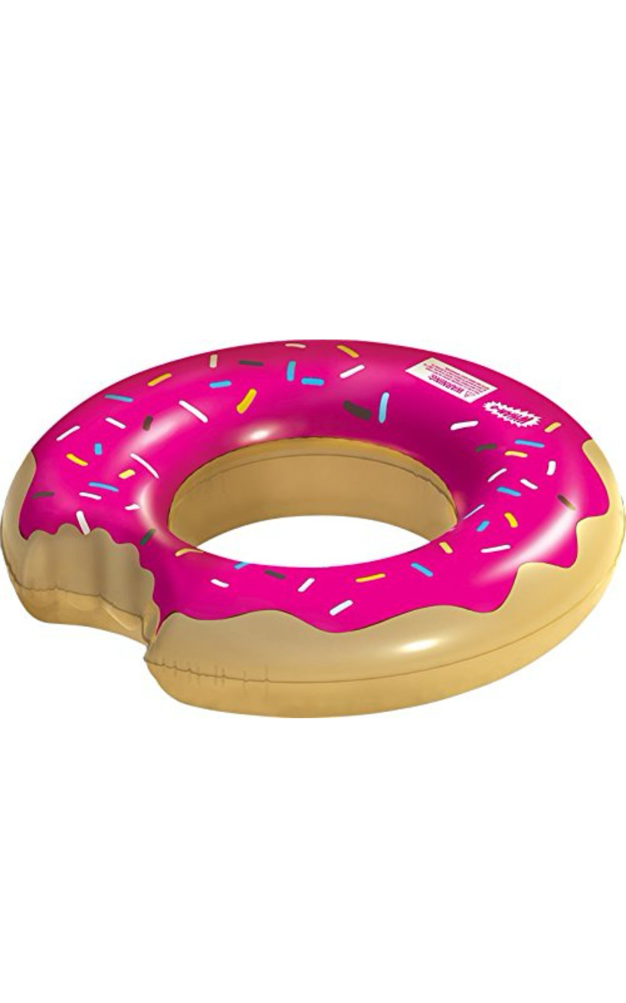 SPLASH Wham-O Inflatable Strawberry Donut Swimming Pool Ring Float …
