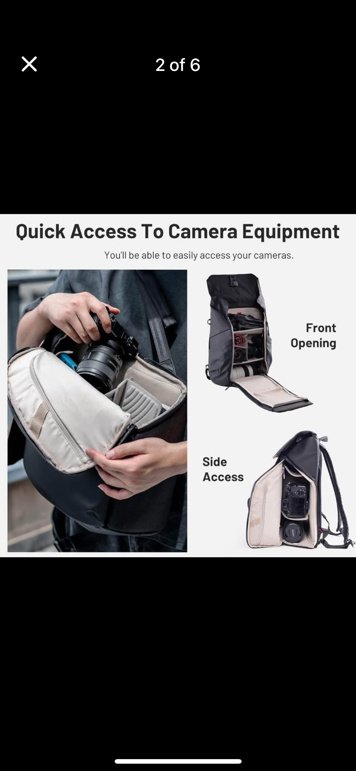 PGYTECH OneGo Air Camera and Drone Backpack 25L for DJI Avata 2/Mini 4 Pro/Mavic 3/FPV, Waterproof Travel Bag for Sony, Canon, Nikon, DSLR/SLR Mirrorless, Camera Tripod Photographer Bag