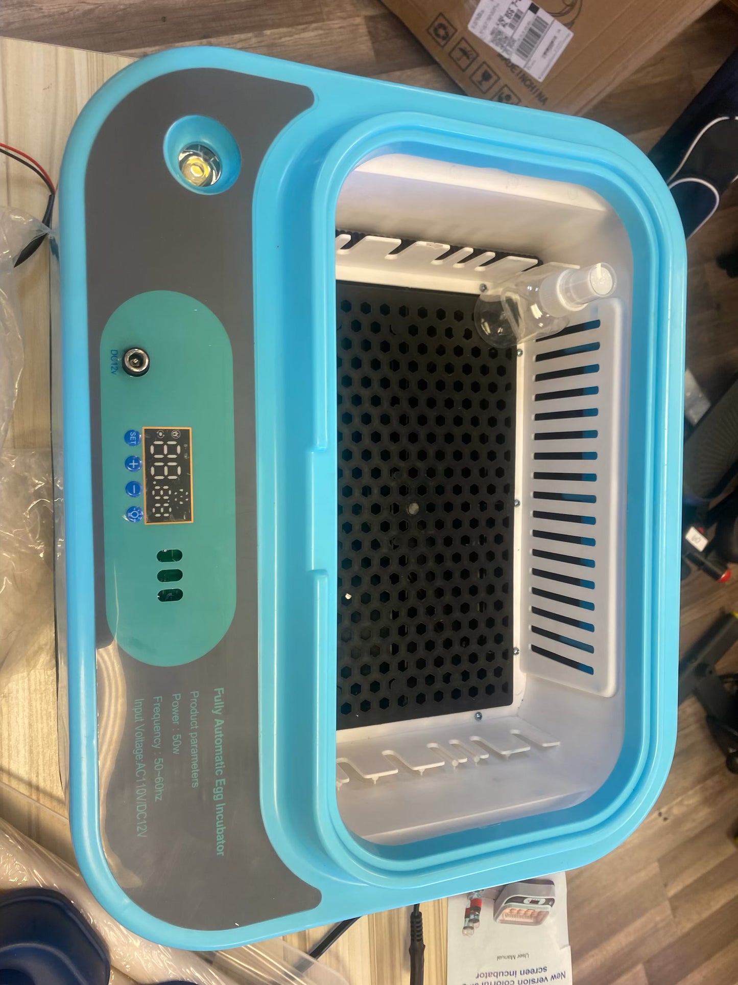 Incubators for Hatching Eggs, Egg Incubator with Automatic Egg Turning, Temperature Control, and Egg Candler, Incubators for Hatching Chicken, Duck and Quail Eggs -15 Eggs