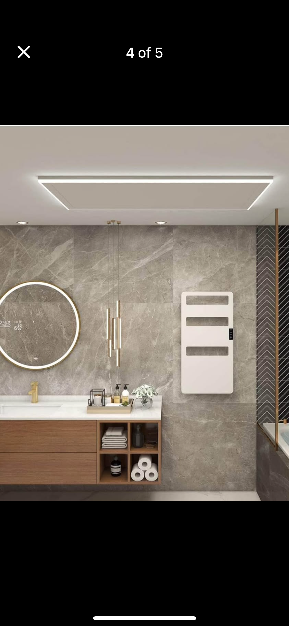 Towel Warmer with Timer for Bathroom, Heated Towel Rack Wall Mounted, Electric Towel Warmers, Bath Towel Heater, Bath Towel Dryer, Hardwired or Plug-in - 35.4 x18 inch
New 120