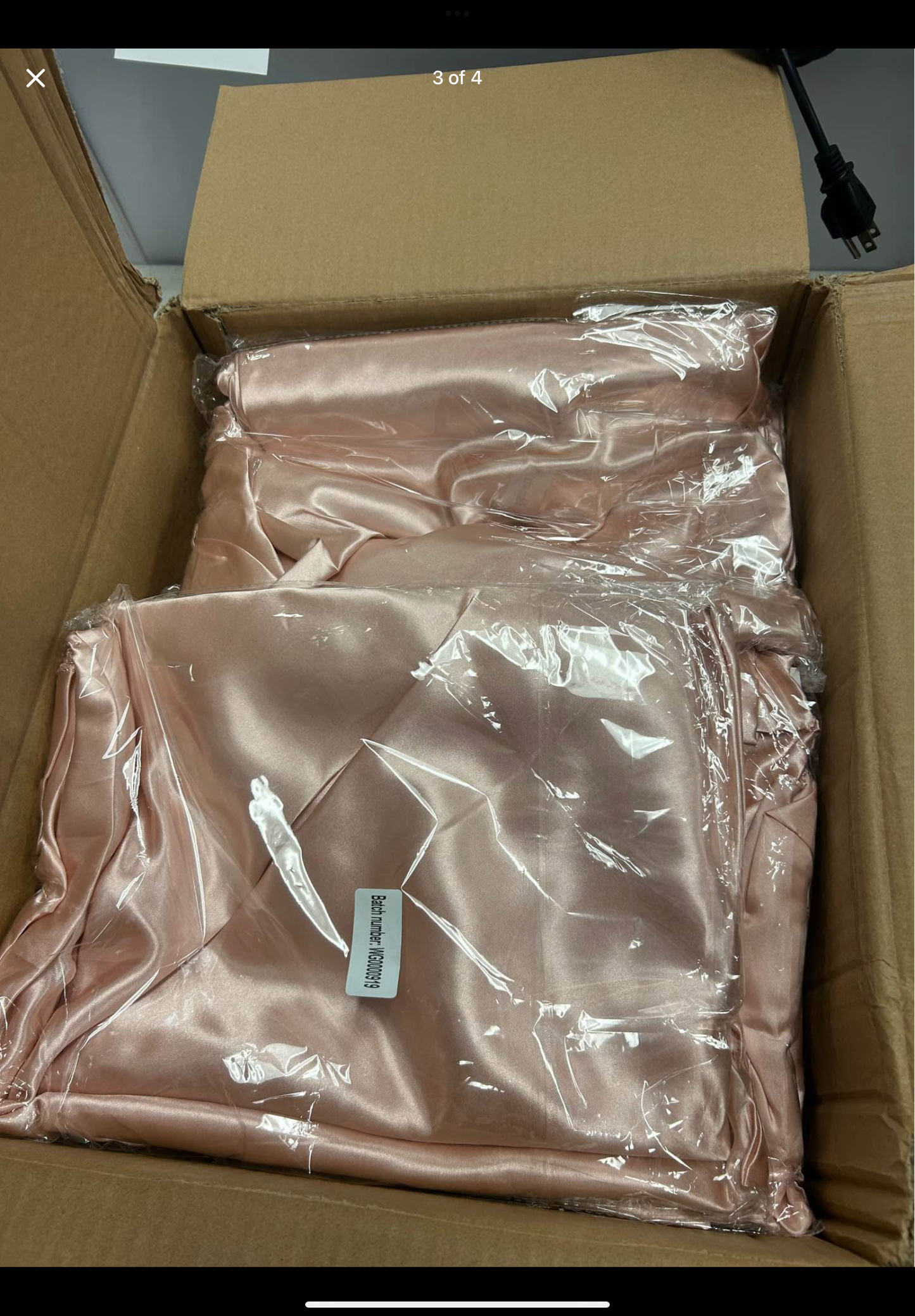 fani 12 Pack 120 Inch Rose Gold Satin Tablecloth - Premium Bright Silky Round Tablecloth Overlay Smooth Fabric Table Cover, Table Decoration for Wedding Party Banquet Events Restaurant Kitchen