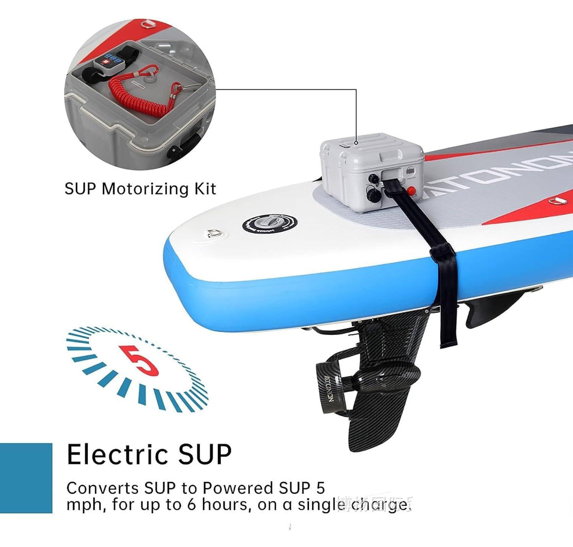 SURFBOARD ELECTRIC FIN, SUP FIN RECHARGABLE ELCTRIC FIN STAND