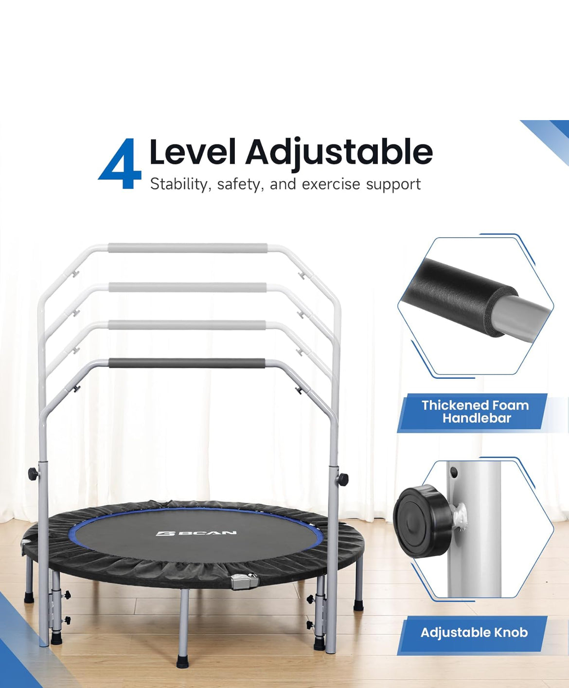 48" MINI FORDABLE TRAMPOLINE
