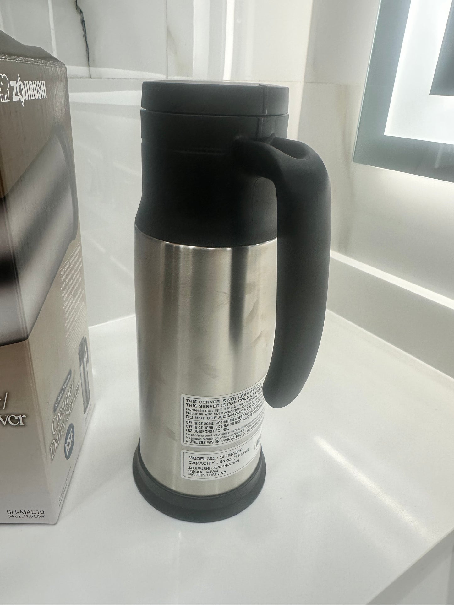 ZOJIRUSHI SH-MAE10(34 OZ) STAINLESS