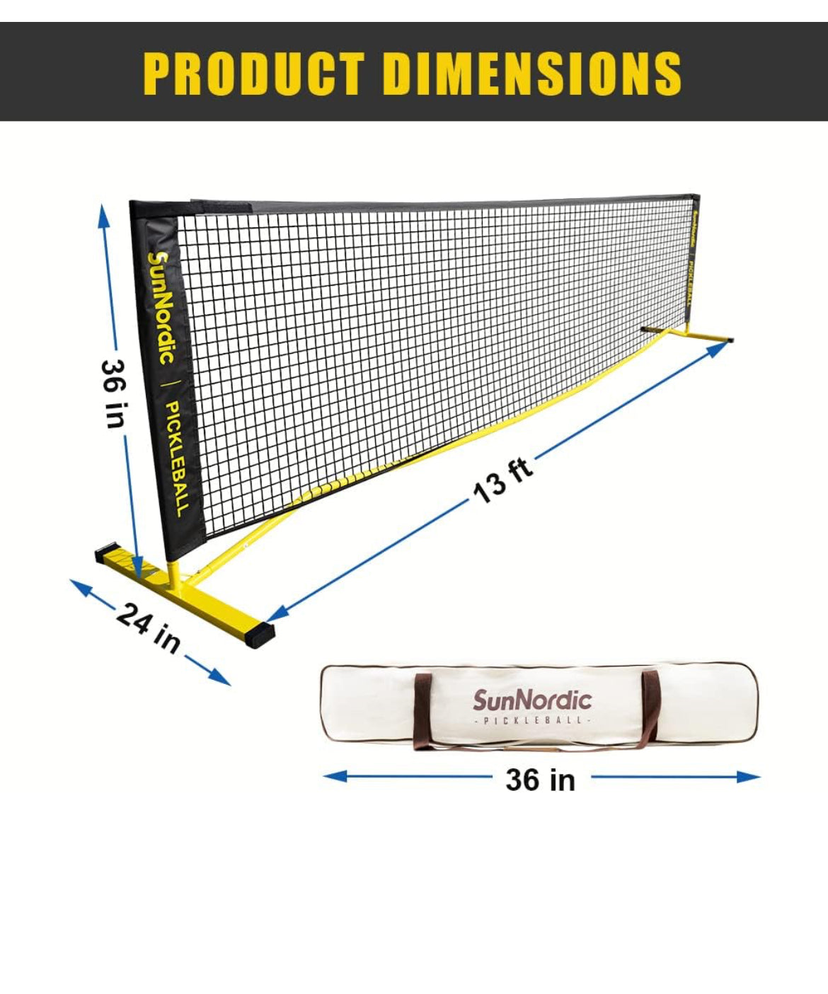 Portable Pickleball Net System