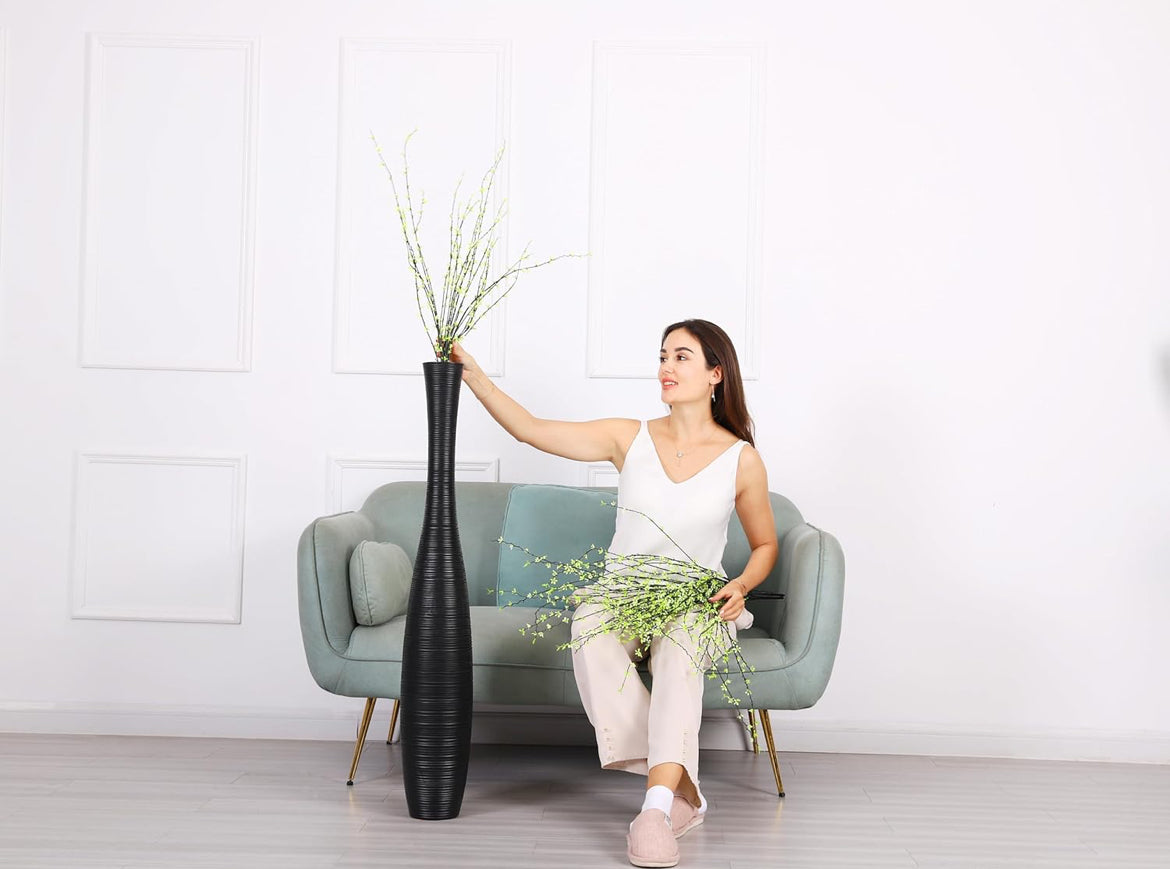 Tall floor vase