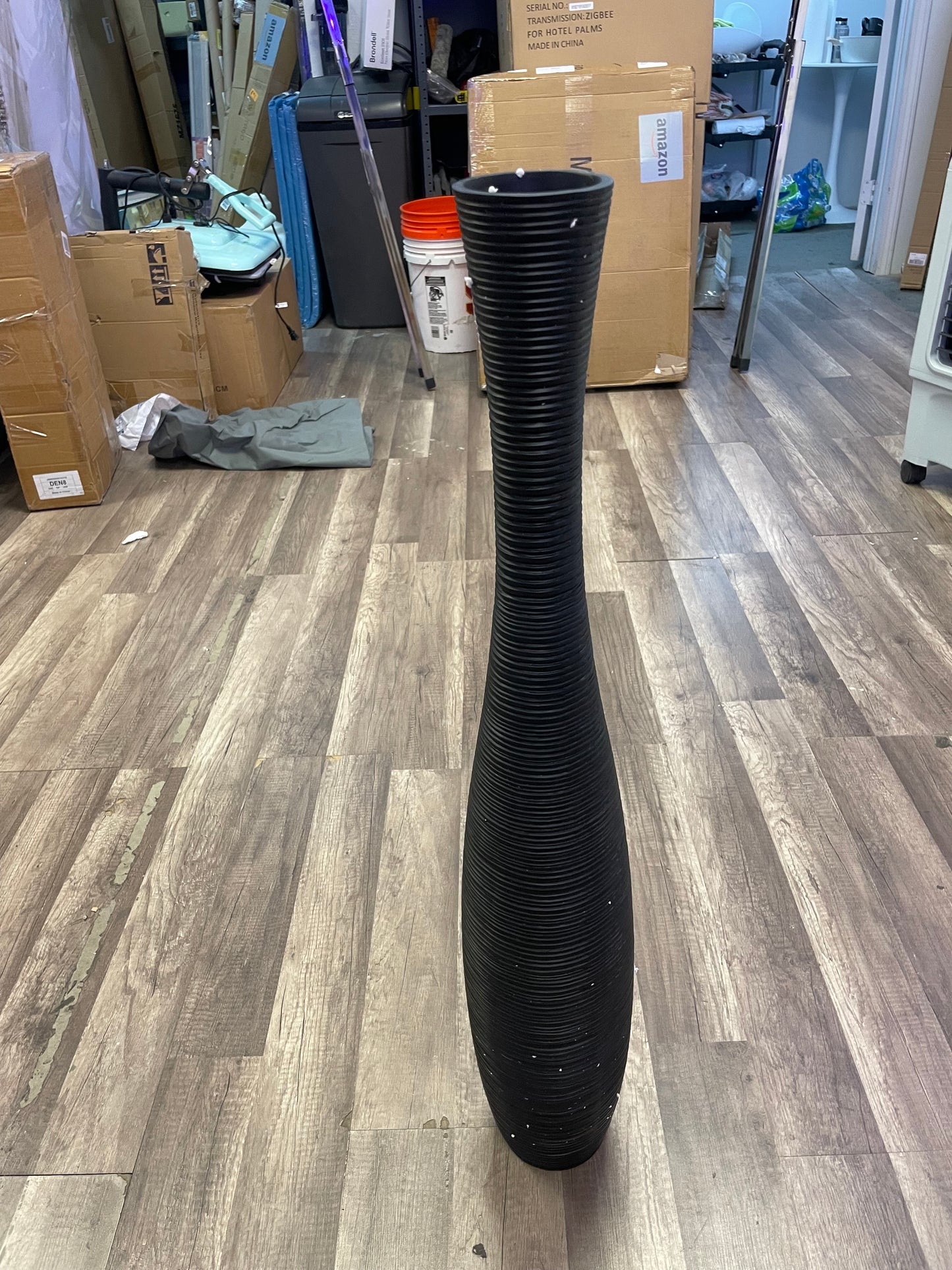 Tall floor vase