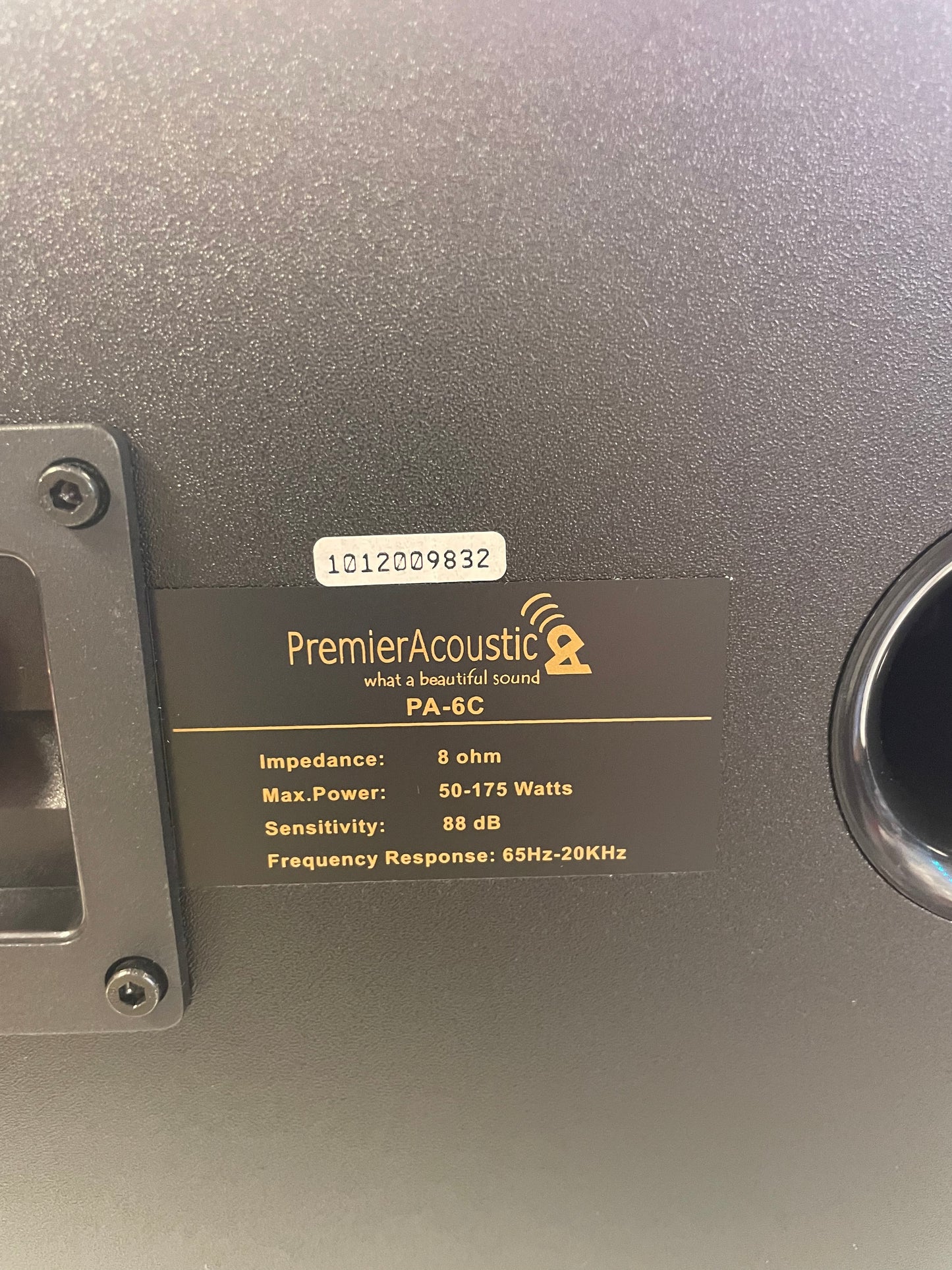 PA-6C Titanium 2 - way center speakers