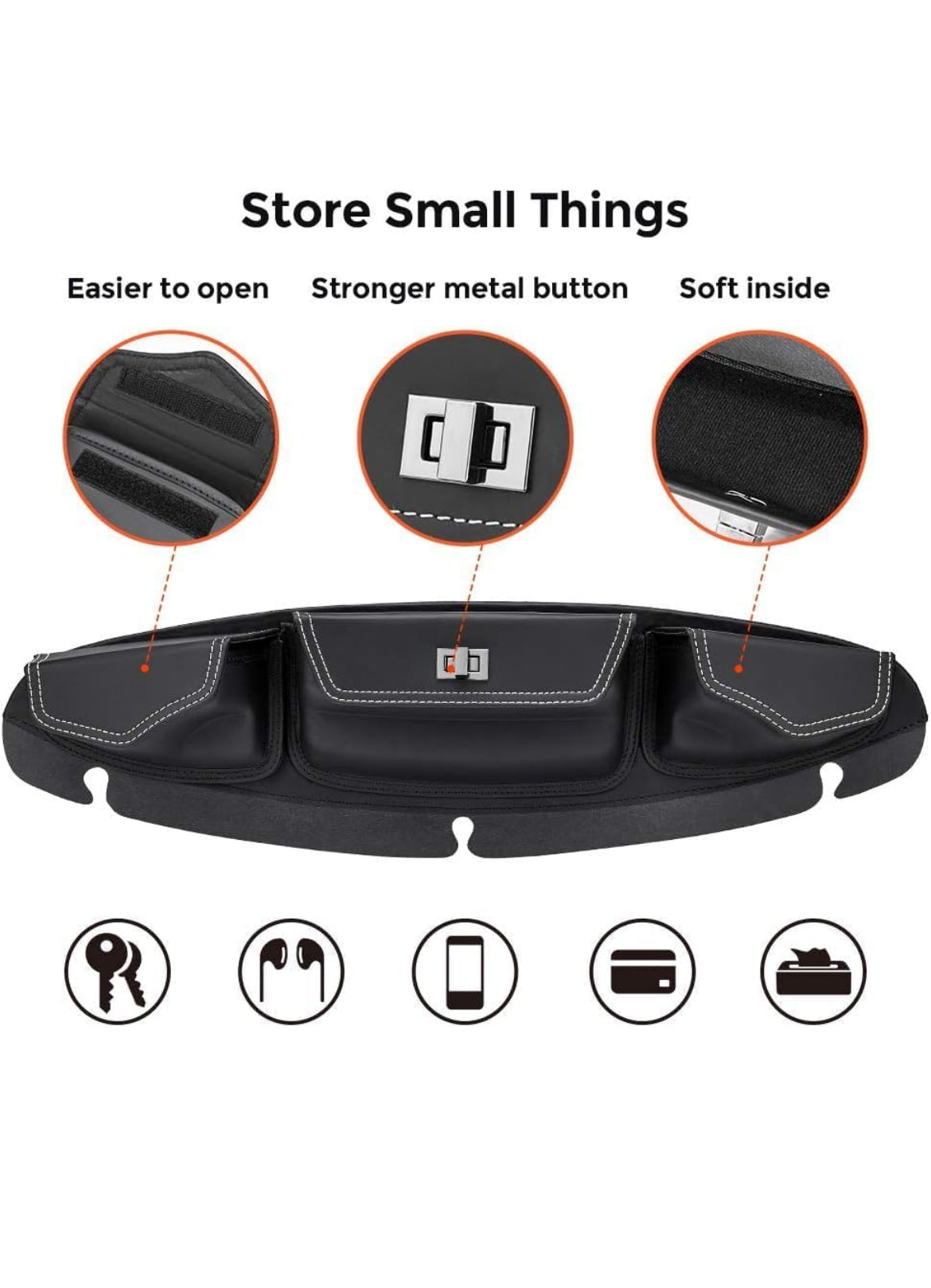KEMIMOTO Windshield Bag Batwing Fairing Pouch