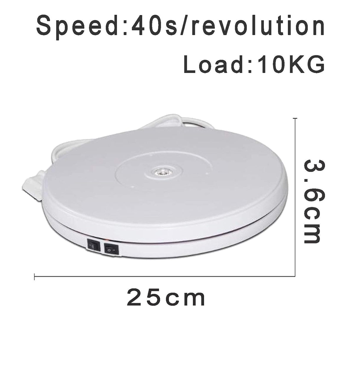 Rotating Display Stand for 3D Crystal Glass