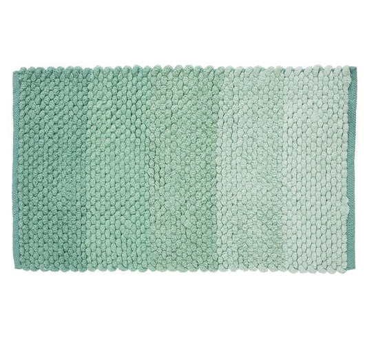 Luxury Premium Ultra Soft Chenille Bath Rug, Non-Slip, Absorbent Plush Bath Mat for Tub, Shower & Bathroom, Machine Washable (21"X 34", Aqua)