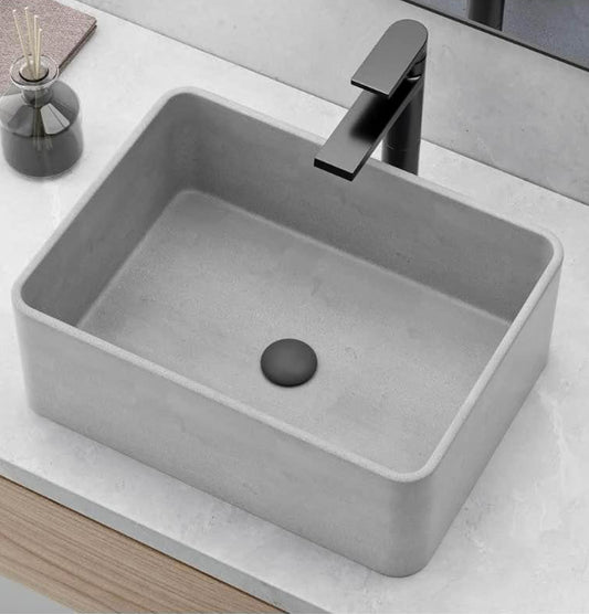 Bathroom Vessel Sinks Concrete Vessel Sink Rectangular 16"x12"
Small Bathroom Sink Above Counter Van