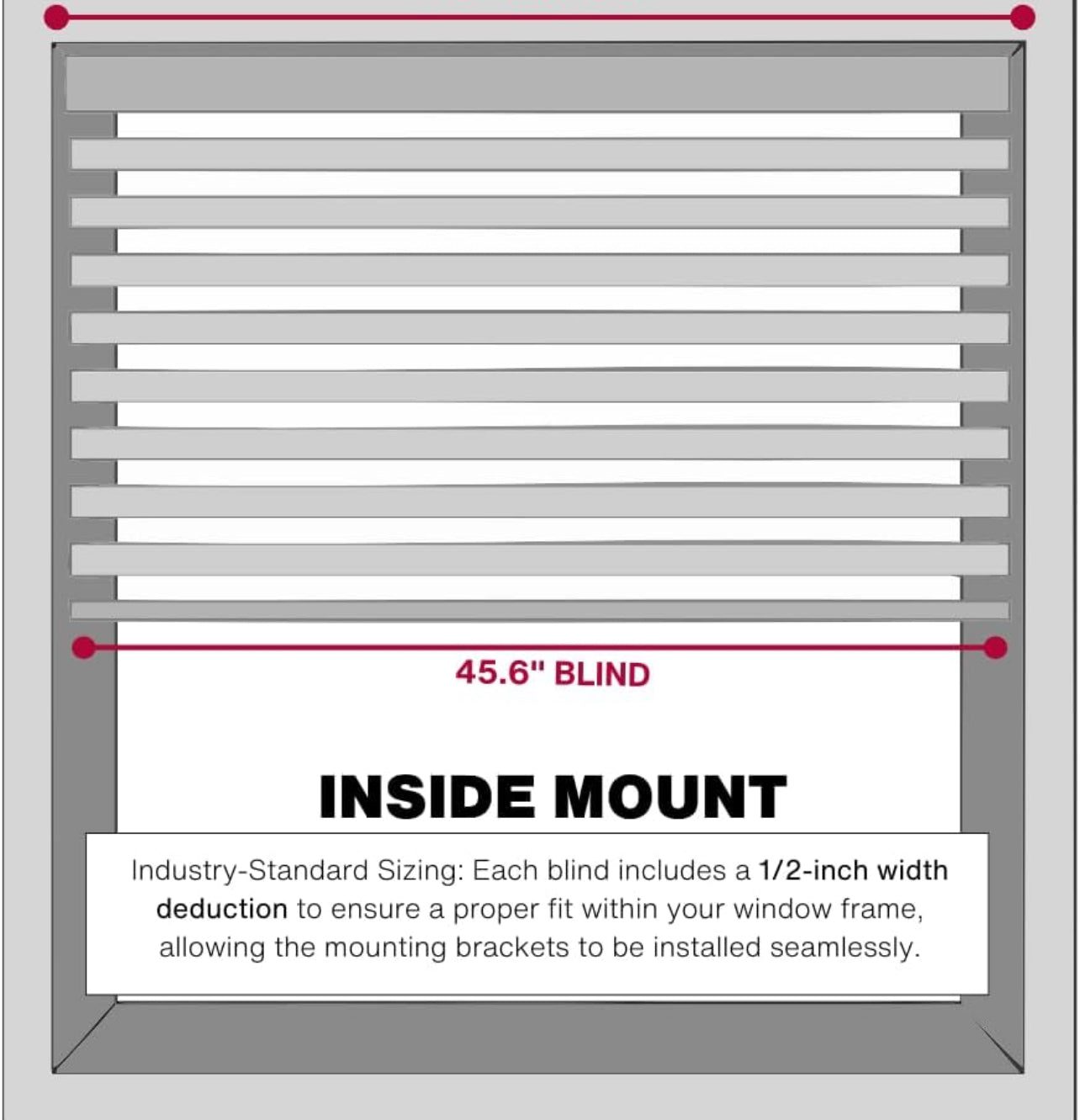 Lotus & Windoware Cordless, 2 Inch Faux Wood Blind, 46" Wide x 48" Long, Window Blinds, Blinds & Shades, Blinds for Indoor Windows, Smooth, Bright White - 46" x 48",Bright White
New 60