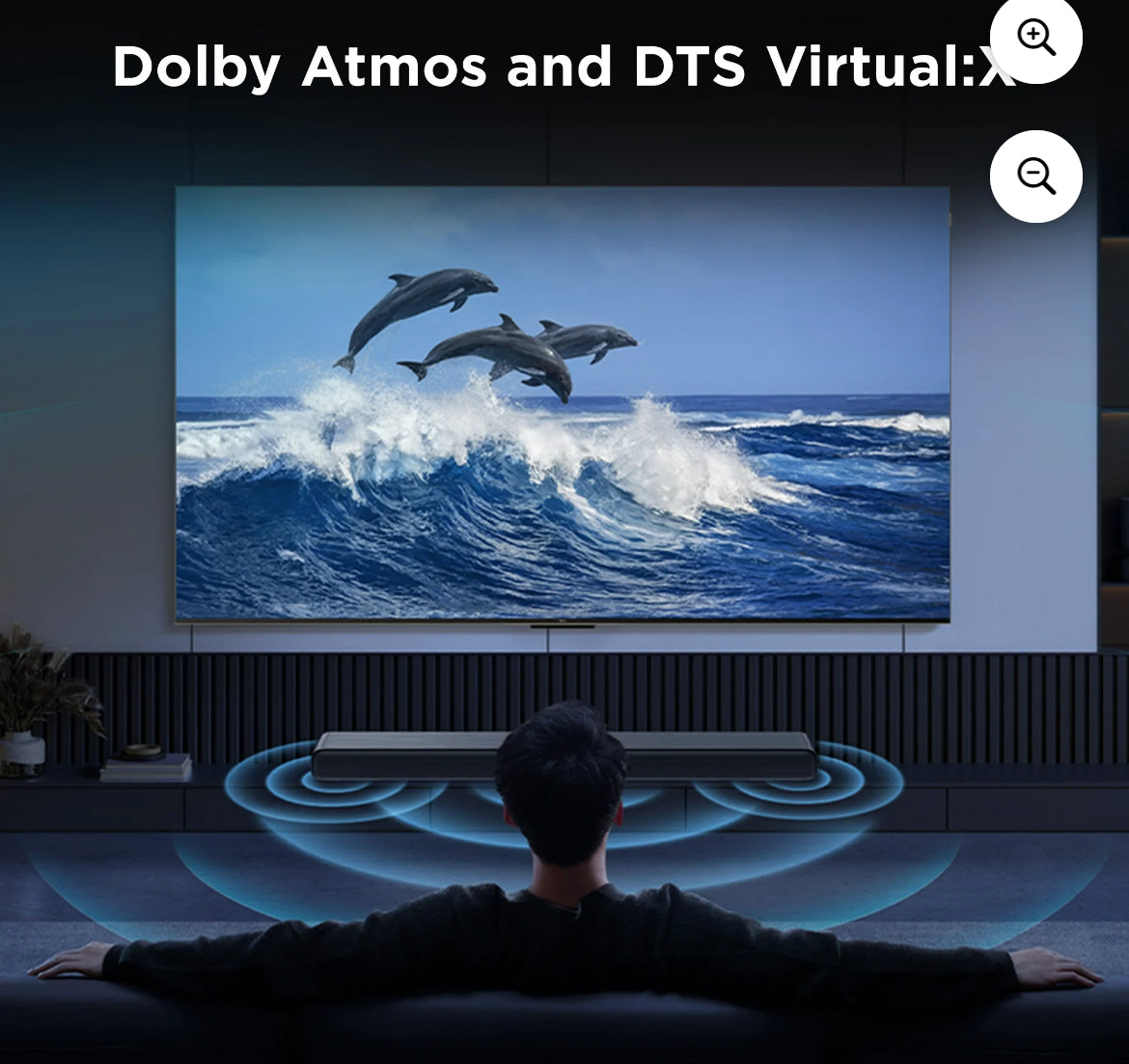 TCL S Class 2.0 Channel Sound Bar with Dolby Atmos, DTS Virtual:X, and Bluetooth Music Streaming - S45H