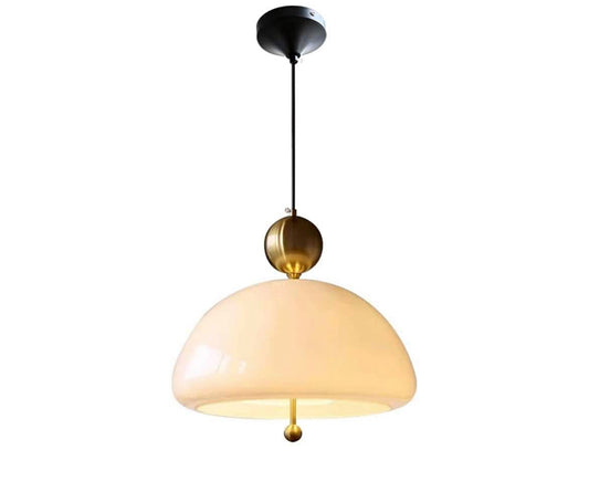 Mid Century Modern Pendant Light 3-Light Glass Globe Chandelier Hanging Lights Metal Orb Design Gold Island Light Fixtures for Dining Table Living Room Hallway (Gold)
New 70