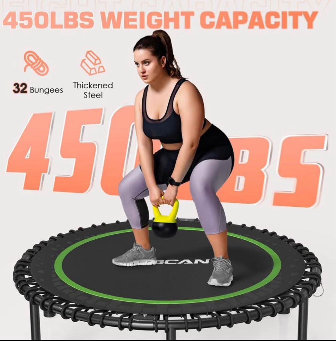 40 in trampoline
