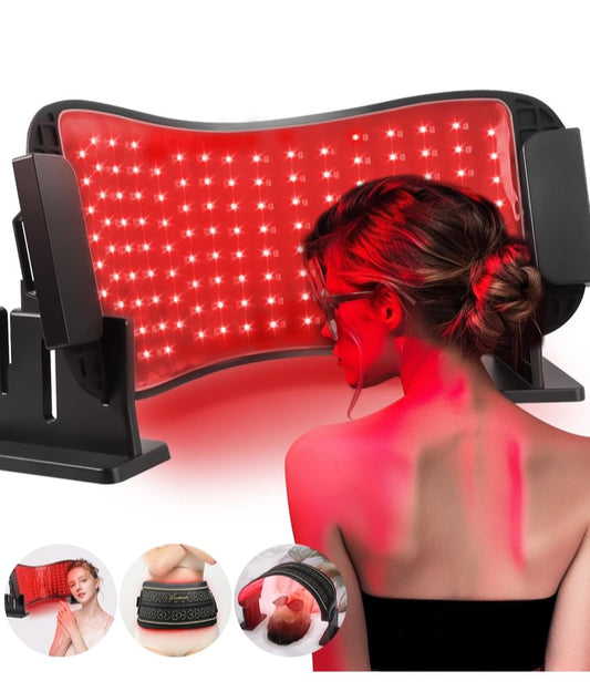 Multifunction Red Light Therapy for Body and Face, 850nm Near-Infrared Light Therapy LED Mask Facial Body Beauty Equipment for Skin Care at Home