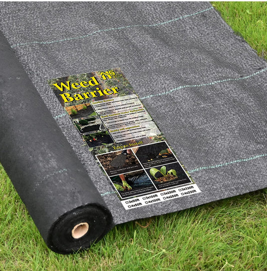 NSdirect 5oz Weed Barrier Heavy Duty Fabric Landscape Fabric Garden Ground Cover Durable Material Easy to Install,4 x 330ft