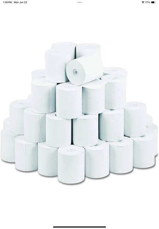 PM Company PMC05214 POS/Cash Register 3 1/8 Inch x 230 Feet 50 Rolls Per Unit