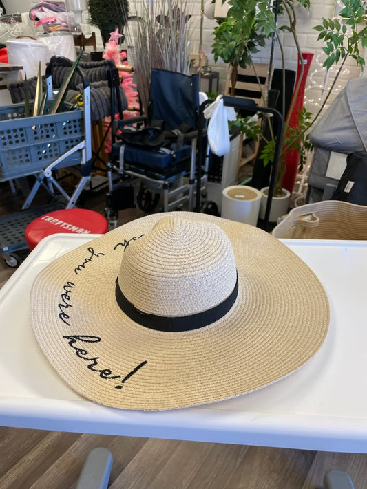 Floppy Beach Hats for Women Sun Hat Foldable Wide Brim Embroidered Roll up for Summer