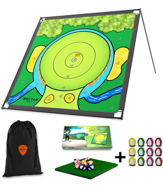 Chipping Game - The Original Portable Golf Game for Chipping Practice for Dads and Junior Golfers - Indoor and Outdoor