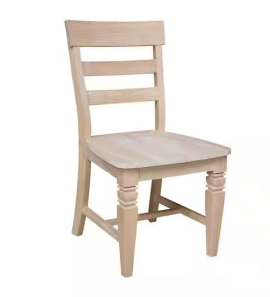 Unfinished Wood Dining Chair (Set of 2)