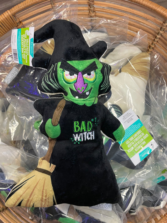 HALLOWEEN REVERSE WITCH DOG TOY