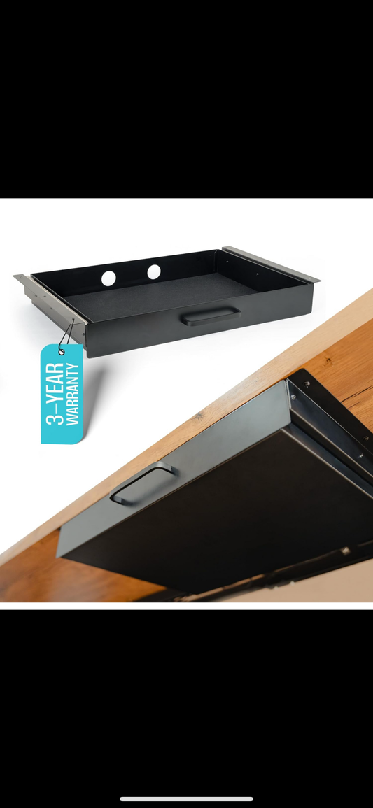 Under Desk Drawer Slide Out Attachment