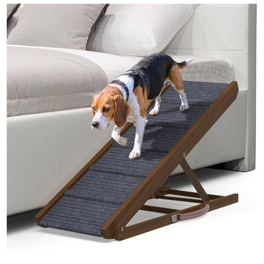 PATHOSIO Dog Ramps for Bed Portable Dog Ramp for Couch