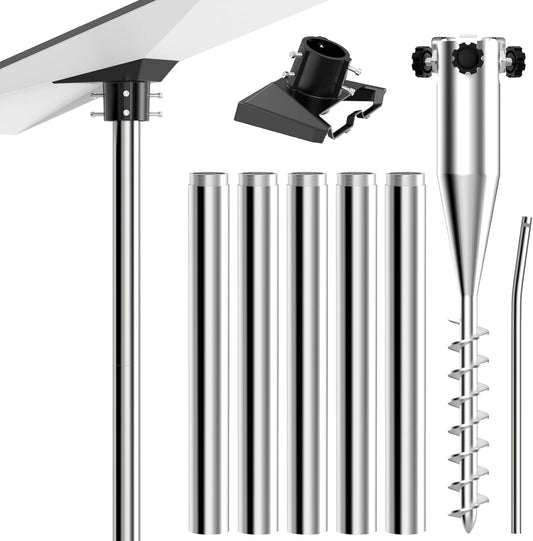 Gen 3 Pole Mount for Starlink, Stainless Steel Starlink Ground Mounting Kit