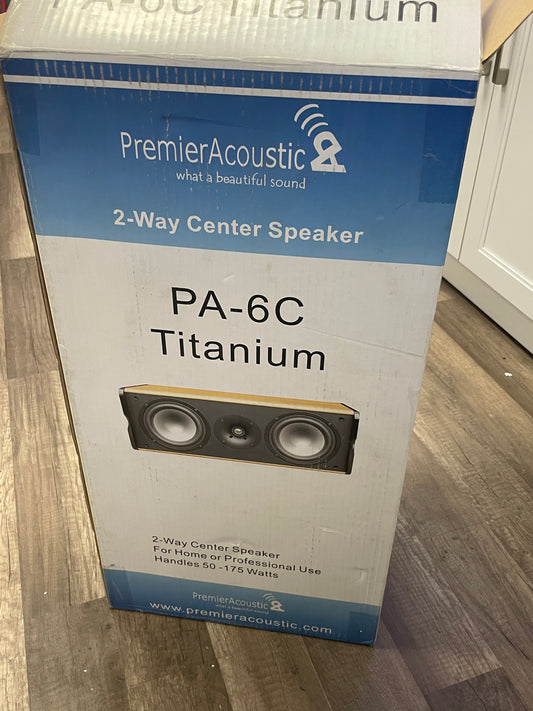PA-6C Titanium 2 - way center speakers